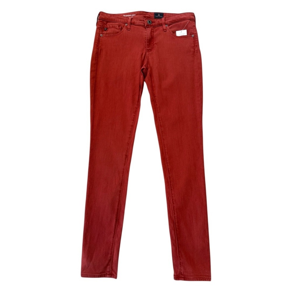 AG Adriano Goldschmied‎ Legging Ankle Jeans Burnt Orange Rust Skinny 4 27 NEW